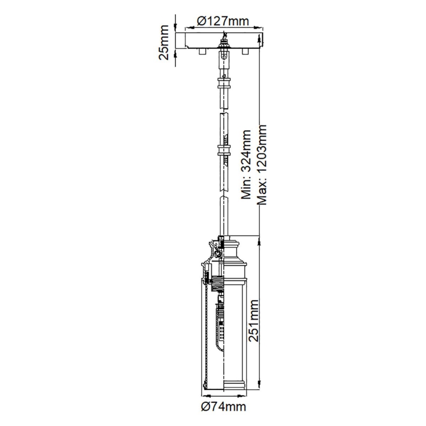 Feiss - LED loftlampe til badeværelse PAYNE 1xG9/3W/230V IP44