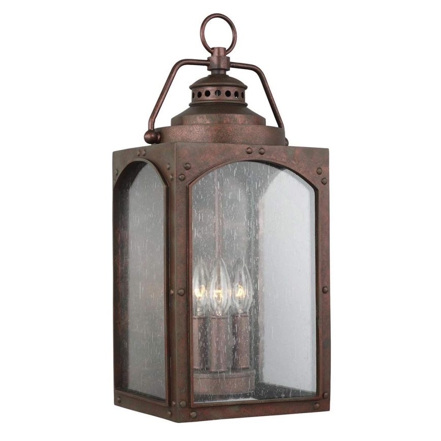 Feiss - Udendørs væglampe RANDHURST 3xE14/40W/230V IP44