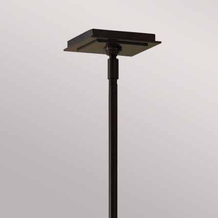 Feiss - REMY loftlampe på stang 1xE27/60W/230V sort/guld
