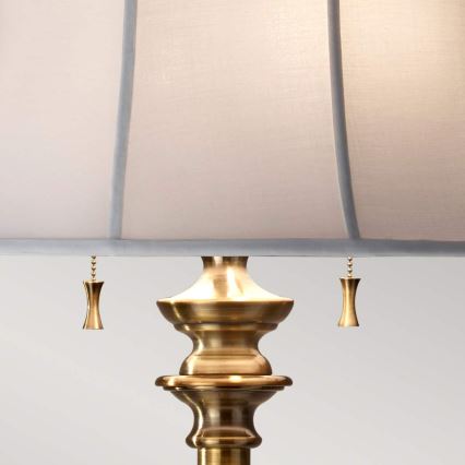 Feiss - Gulvlampe STATEROOM 2xE27/60W/230V messing