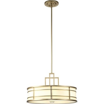 Feiss - FUSION loftlampe på stang, 3xE27/40W/230V, guldfarvet