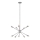 Feiss - LED pendel JAX 10xG9/3W/230V skinnende krom