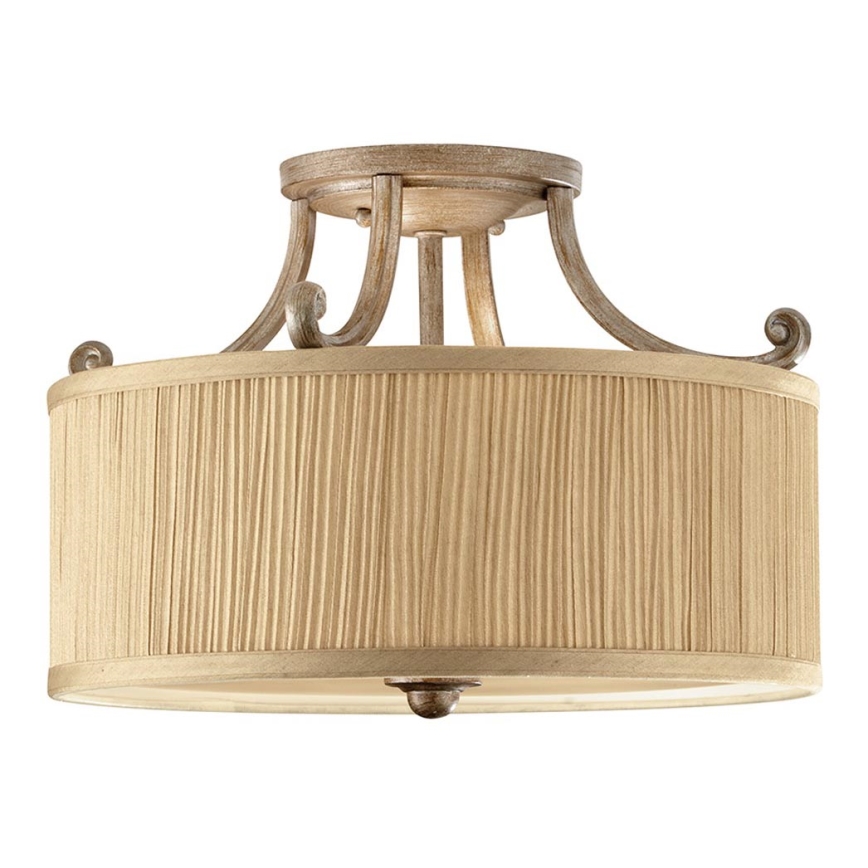 Feiss - Loftlampe ABBEY 3xE27/100W/230V beige