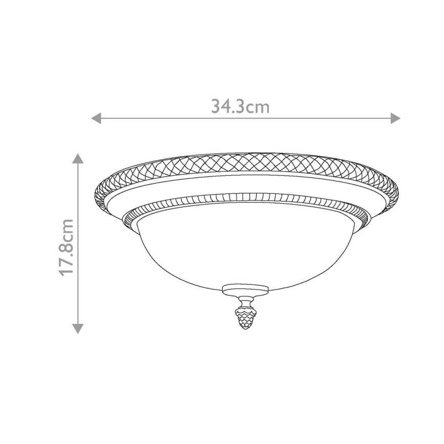 Feiss - Loftlampe KELHAM HALL 2xE27/60W/230V