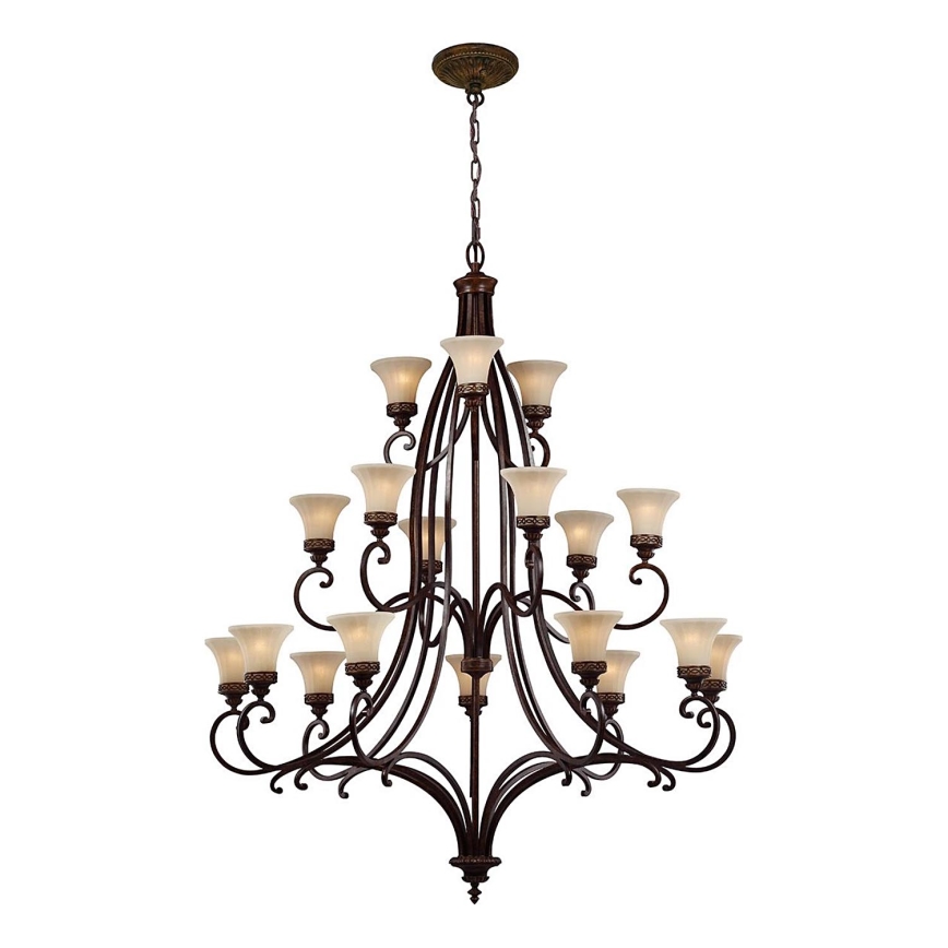 Feiss - Pendel med kædeophæng DRAWING ROOM 18xE27/60W/230V