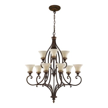 Feiss - Pendel med kædeophæng DRAWING ROOM 9xE27/60W/230V