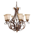 Feiss - Pendel med kædeophæng SONOMA VALLEY 6xE27/60W/230V