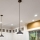 Feiss - Pendel på ledning BESO 1xE27/60W/230V Ø 25,4 cm sort/kobber