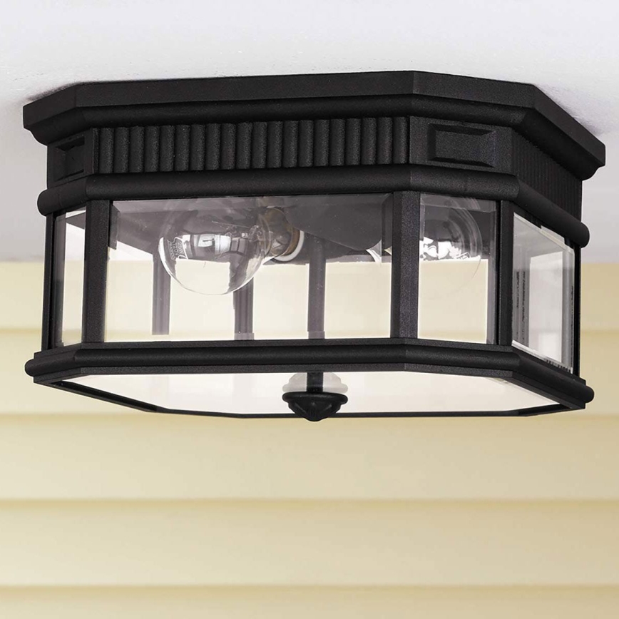 Feiss - Udendørs loftlampe COTSWOLD LANE 2xE27/60W/230V IP44