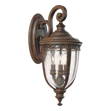 Feiss - Udendørs væglampe ENGLISH BRIDLE 3xE14/60W/230V IP44