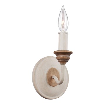 Feiss - Væglampe HARTSVILLE 1xE14/40W/230V beige/brun