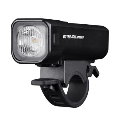 Fenix BC15R - Genopladelig LED cykellygte dæmpbar LED/USB IP66 400 skinnende 31,5 timer 2600 mAh