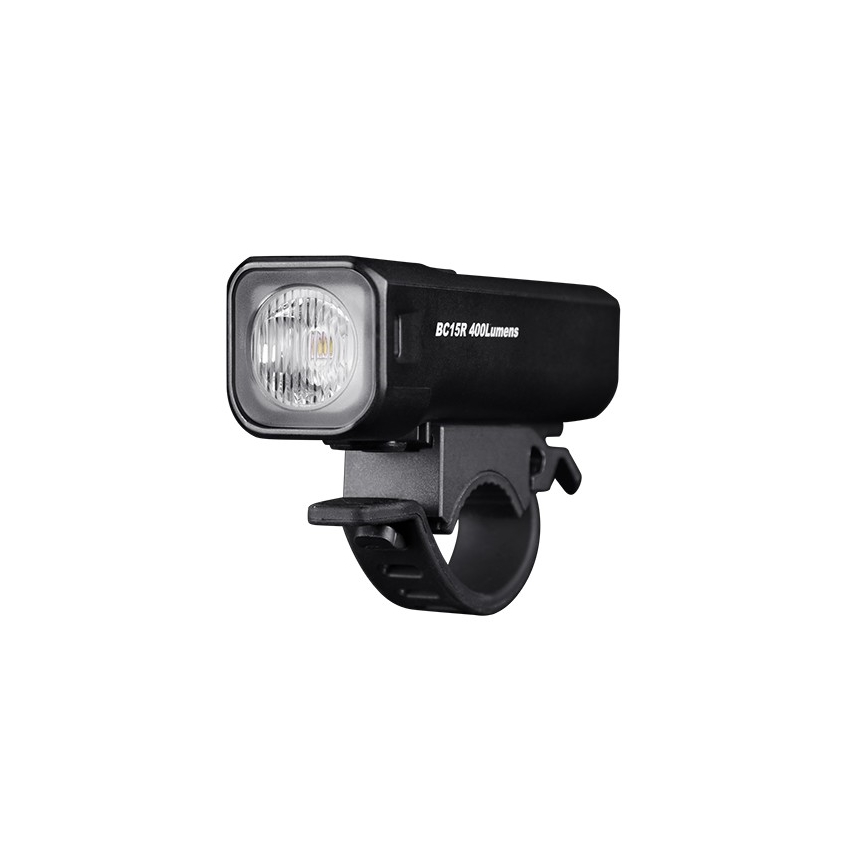 Fenix BC15R - Genopladelig LED cykellygte dæmpbar LED/USB IP66 400 skinnende 31,5 timer 2600 mAh