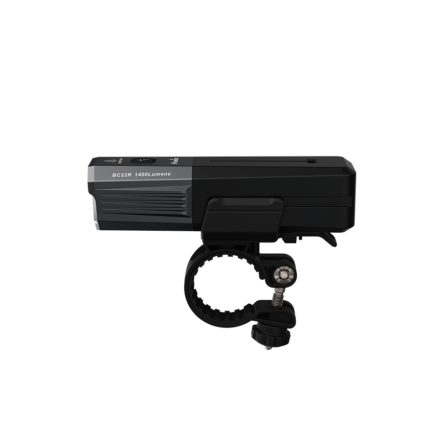Fenix BC22R - Dæmpbar LED-genopladelig cykellygte, LED/USB, 3400 mAh, IP66, 1400 lm, 41 h, sort