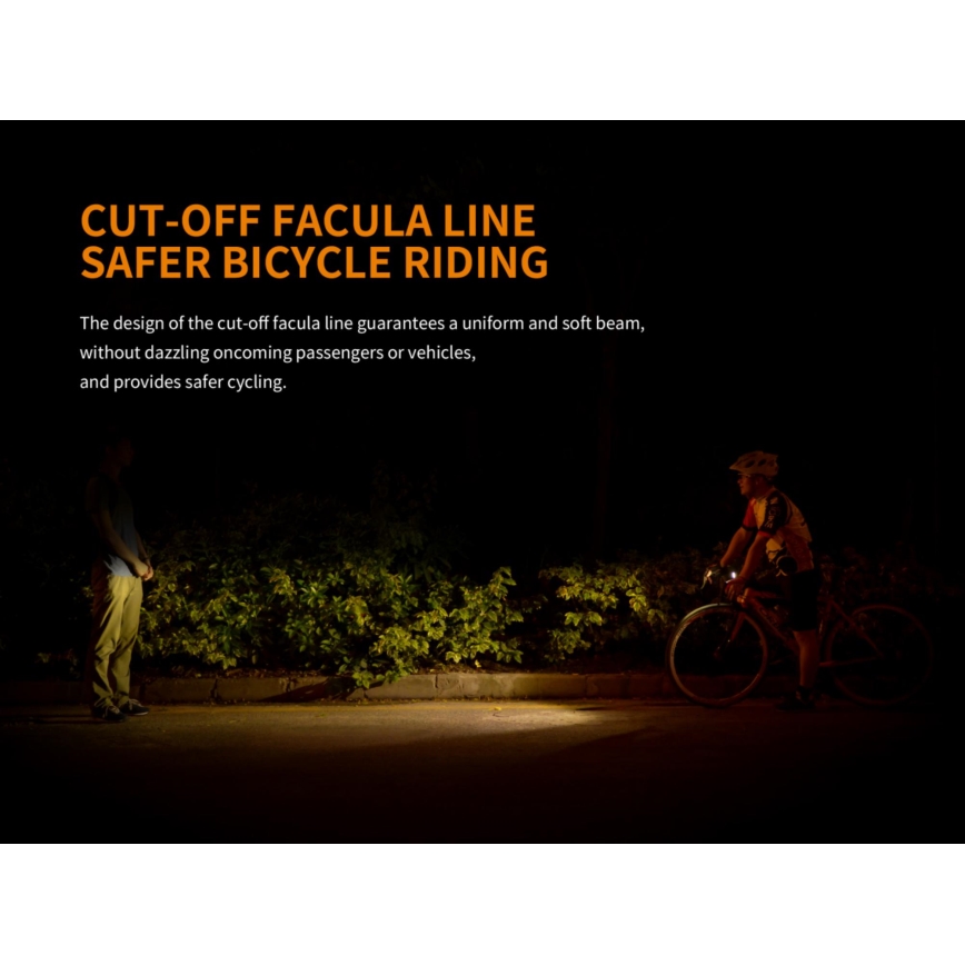 Fenix BC25R - LED cykellygte genopladelig LED/USB IP66 600 lm 36 timer