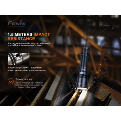 Fenix C7 - LED dæmpbar genopladelig lommelygte LED/1x21700 IP68 3000 lm 68 h