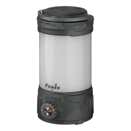 Fenix CL26RPROCAM - Bærbar LED lampe dæmpbar og genopladelig LED/USB IP66 650 lm 408 timer 5000 mAh grå