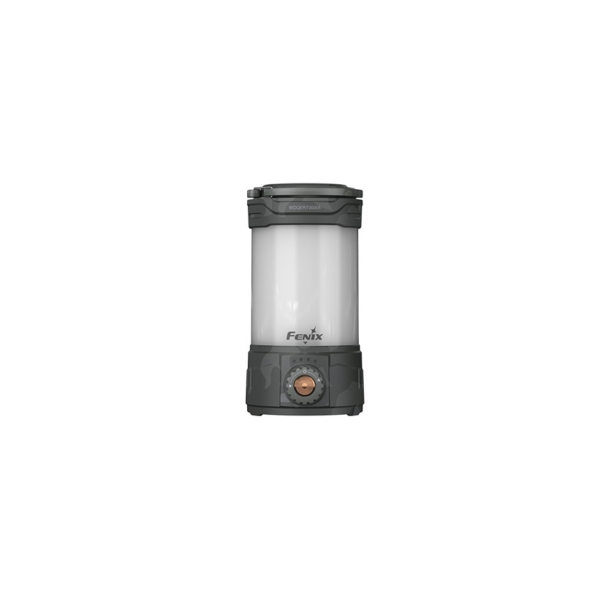 Fenix CL26RPROCAM - Bærbar LED lampe dæmpbar og genopladelig LED/USB IP66 650 lm 408 timer 5000 mAh grå