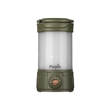 Fenix CL26RPROOLI - Bærbar LED lampe dæmpbar og genopladelig LED/USB IP66 650 lm 408 timer grøn