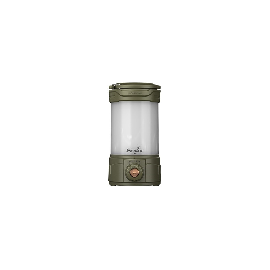 Fenix CL26RPROOLI - Bærbar LED lampe dæmpbar og genopladelig LED/USB IP66 650 lm 408 timer grøn