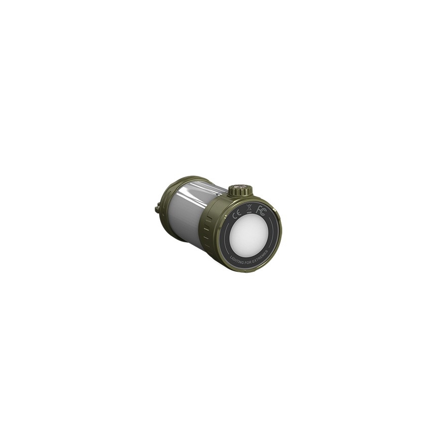 Fenix CL26RPROOLI - Bærbar LED lampe dæmpbar og genopladelig LED/USB IP66 650 lm 408 timer grøn