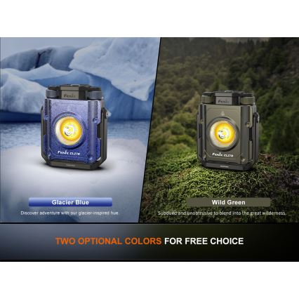 Fenix CL27RGRE - Genopladelig LED lampe dæmpbar LED/USB IP66 1600 lm 285 h