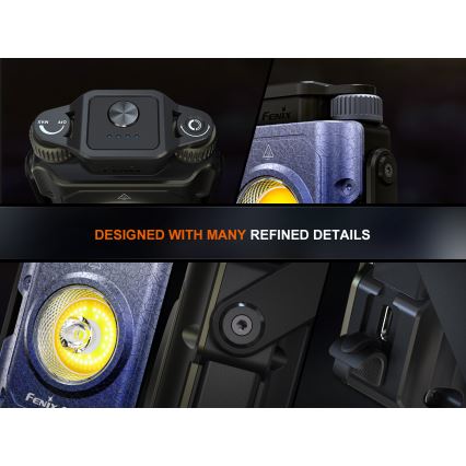 Fenix CL27RGRE - Genopladelig LED lampe dæmpbar LED/USB IP66 1600 lm 285 h