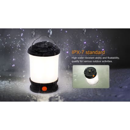 Fenix CL30R - Bærbar LED lampe genopladelig LED/USB/6xCR123A IPX7 650 lm 300 timer 2600 mAh