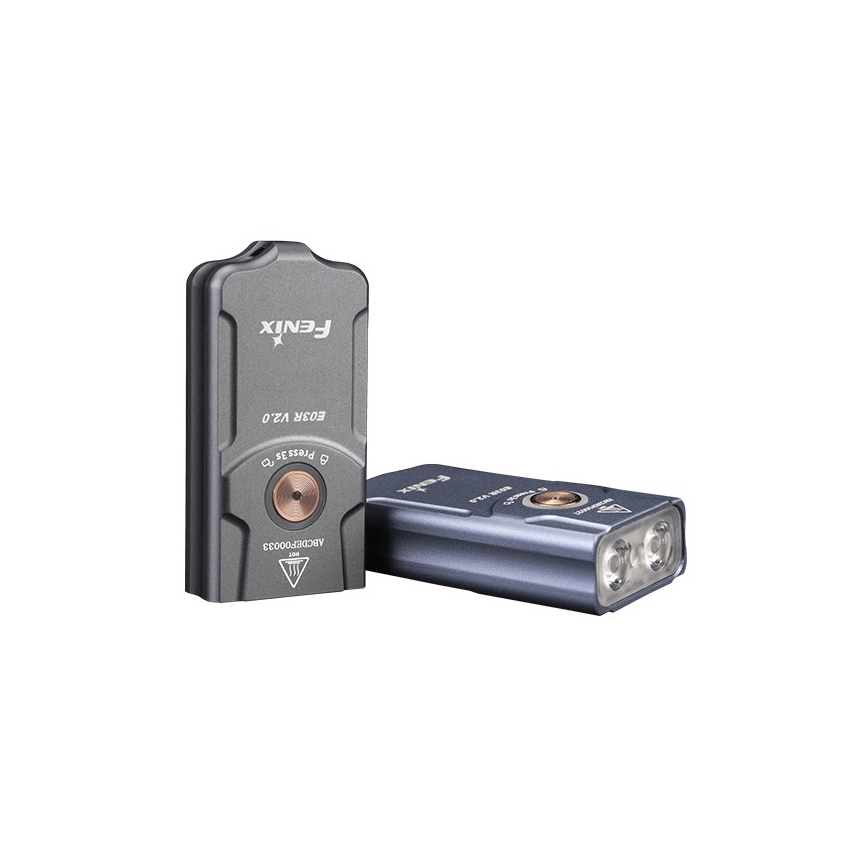 Fenix E03RV20BLU - Genopladelig LED lommelygte LED/USB IP66 500 lm 30 timer 400 mAh