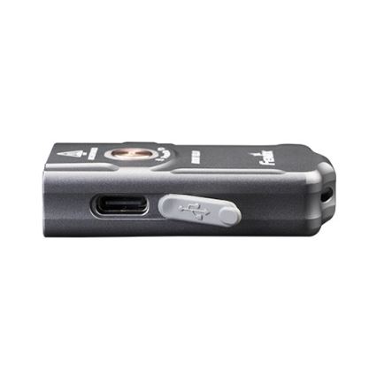 Fenix E03RV20GREY - Genopladelig LED lommelygte LED/USB IP66 500 skinnende 30 timer 400 mAh