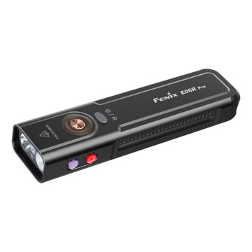 Fenix E06RPROEUBLC- LED dæmpbar genopladelig lommelygte LED/USB 1650 mAh IP66 1600 lm 111 h sort