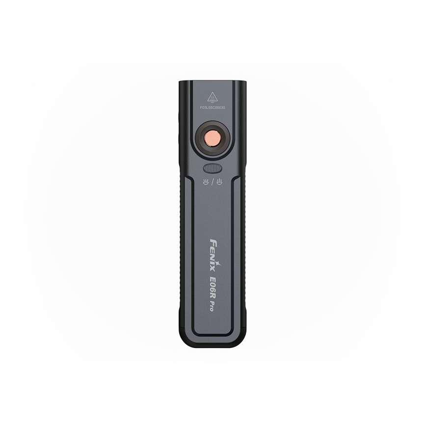 Fenix E06RPROEUBLC- LED dæmpbar genopladelig lommelygte LED/USB 1650 mAh IP66 1600 lm 111 h sort