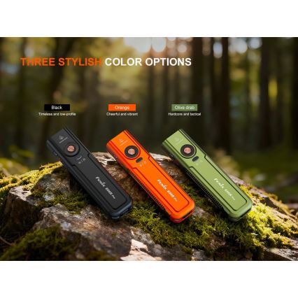 Fenix E06RPROEUOLI - LED Dæmpbar genopladelig lommelygte LED/USB 1650 mAh IP66 1600 lm 111 h grøn