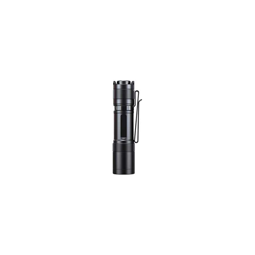 Fenix E12V30 - LED dæmpbar genopladelig lommelygte LED/1xAA 2000 mAh IP68 200 lm 100 h sort