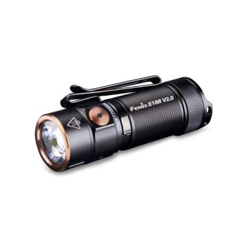 Fenix E18RV20800 - Dæmpbar genopladelig LED-lommelygte LED/USB/1xCR123A 800 mAh IP68 1200 lm 200 h sort