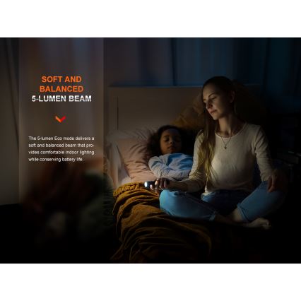 Fenix E28RV20 - LED lommelygte dæmpbar og genopladelig LED/USB/2xCR123A IP68 1700 skinnende 260 timer 3400 mAh