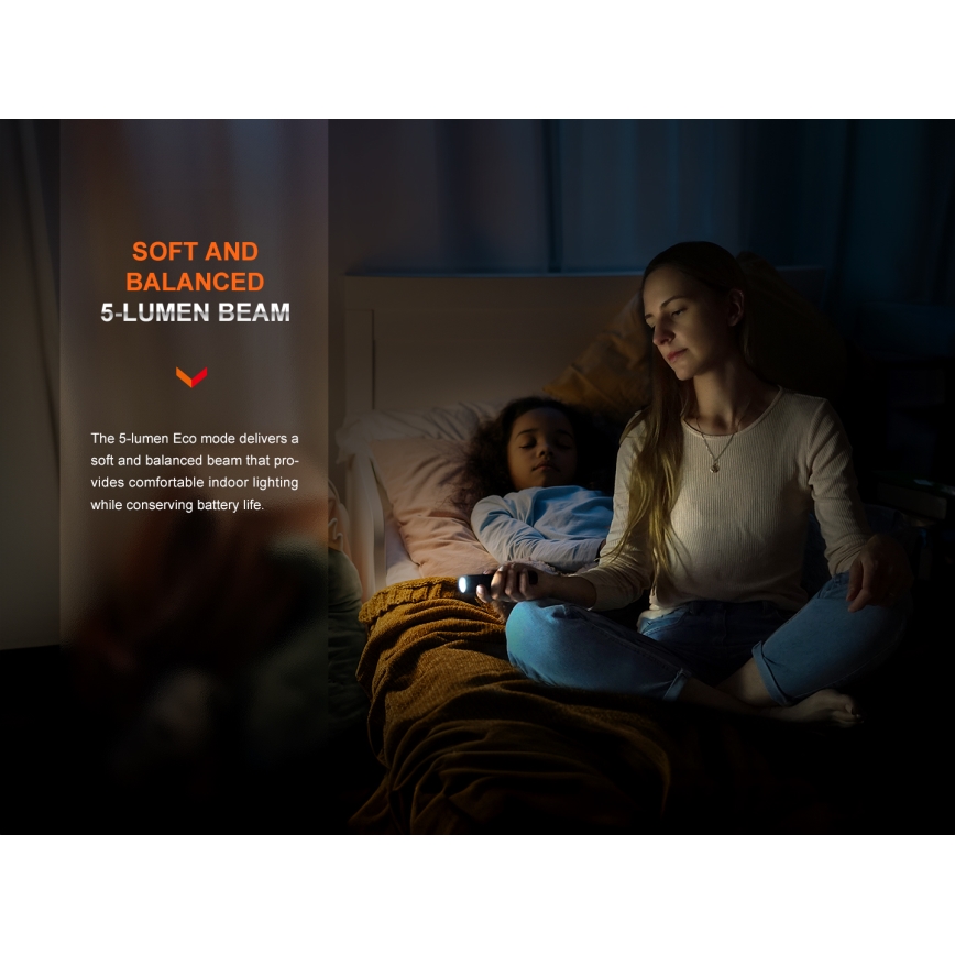 Fenix E28RV20 - LED lommelygte dæmpbar og genopladelig LED/USB/2xCR123A IP68 1700 skinnende 260 timer 3400 mAh