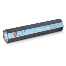 Fenix ECPBLUE - LED lommelygte med powerbank genopladelig USB IP68 1600 lm 504 timer blå