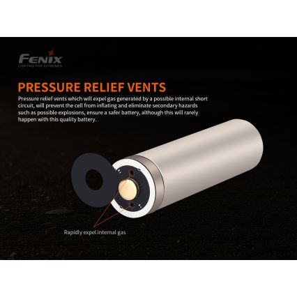 Fenix FE21700V20 - 1 stk. Genopladeligt 21700-batteri, 3,6 V, 5000 mAh