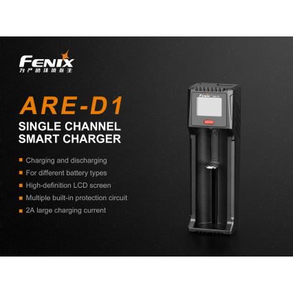 Fenix FENARED1 - Batterioplader 1xLi-ion/AAA/AA/C 5V