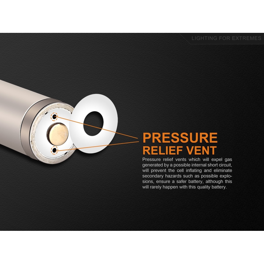 Fenix FERCR123ALIIONUP - 1 stk. genopladeligt batteri USB/3,6V 700 mAh