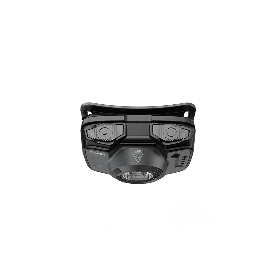 Fenix HL12RV20BLC - LED-dæmpbar genopladelig pandelampe LED/USB 950 mAh IP66 500 lm 112 h sort