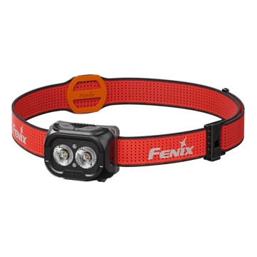 Fenix HL18RTV20BLC - LED pandelampe dæmpbar og genopladelig LED/USB IP66 800 lm 160 timer sort/orange