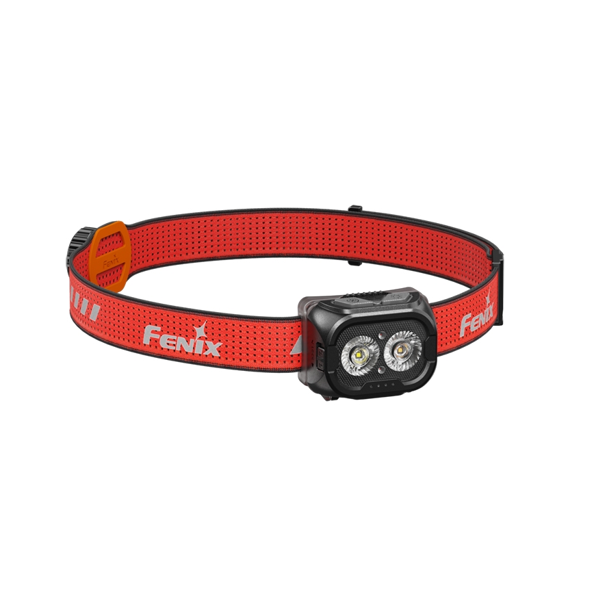 Fenix HL18RTV20BLC - LED pandelampe dæmpbar og genopladelig LED/USB IP66 800 lm 160 timer sort/orange