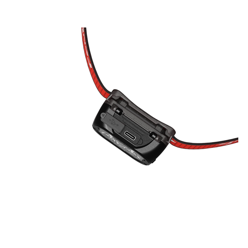 Fenix HL18RTV20BLC - LED pandelampe dæmpbar og genopladelig LED/USB IP66 800 lm 160 timer sort/orange