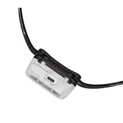 Fenix HL18RTV20WHT - LED pandelampe dæmpbar og genopladelig LED/USB IP66 800 skinnende 160 timer hvid/sort