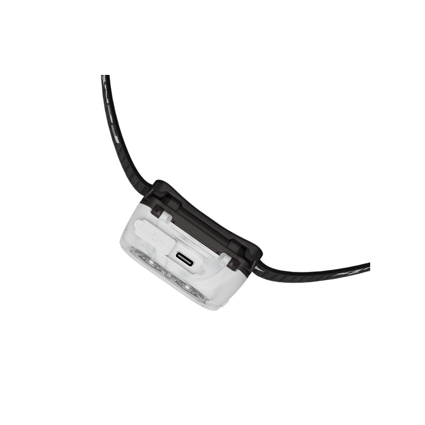 Fenix HL18RTV20WHT - LED pandelampe dæmpbar og genopladelig LED/USB IP66 800 skinnende 160 timer hvid/sort