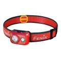 Fenix HL32RTRED - Genopladelig LED pandelampe LED/USB/3xAAA IP66 800 lm 300 timer rød/orange