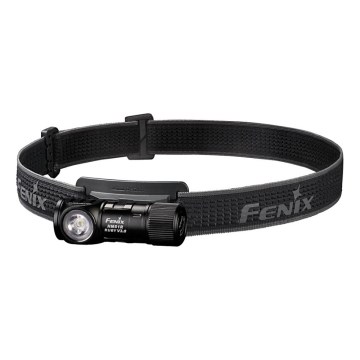 Fenix HM51RV3ABL - Dæmpbar genopladelig LED-pandelampe LED/USB/1xCR123A 950 mAh IP68 860 lm 125 h sort