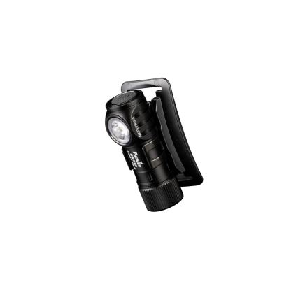 Fenix HM51RV3ABL - Dæmpbar genopladelig LED-pandelampe LED/USB/1xCR123A 950 mAh IP68 860 lm 125 h sort